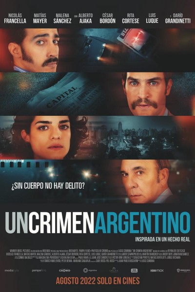 Caratula, cartel, poster o portada de Un crimen argentino