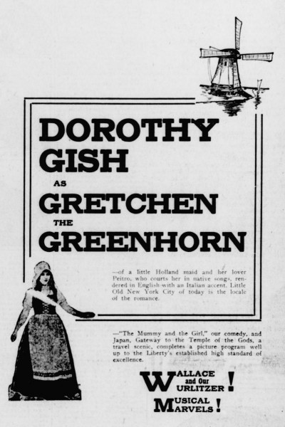 Caratula, cartel, poster o portada de Gretchen the Greenhorn