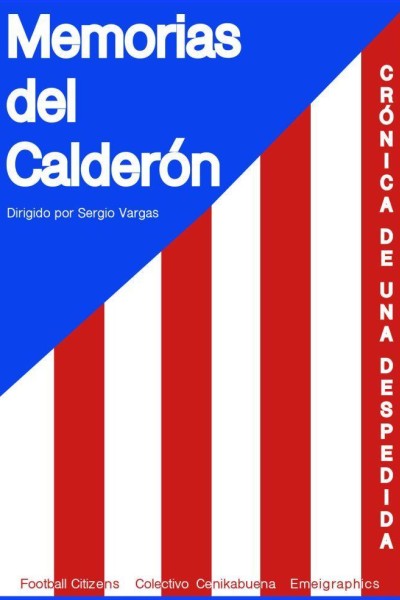 Cubierta de Memorias del Calderón. Crónica de una despedida