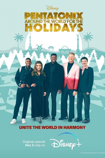 Caratula, cartel, poster o portada de Pentatonix: Around the World for the Holidays