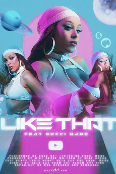 Caratula, cartel, poster o portada de Doja Cat feat. Gucci Mane: Like That (Vídeo musical)
