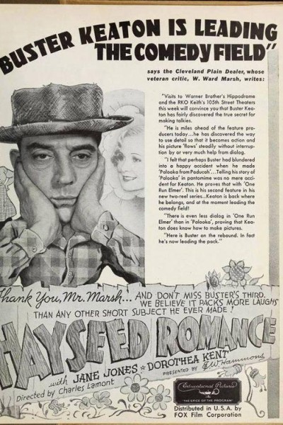 Caratula, cartel, poster o portada de Hayseed Romance