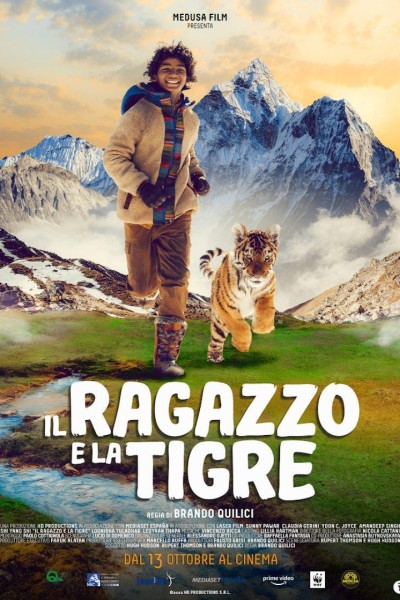 Caratula, cartel, poster o portada de El niño y el tigre