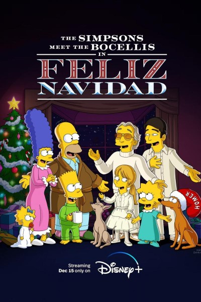 Caratula, cartel, poster o portada de Los Simpson conocen a los Bocelli en Feliz Navidad