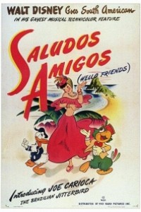 Caratula, cartel, poster o portada de Saludos Amigos