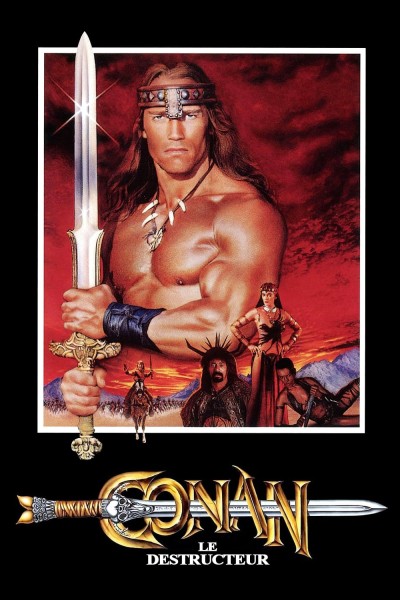 Caratula, cartel, poster o portada de Conan, el destructor