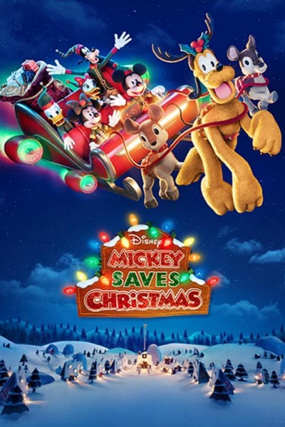 Caratula, cartel, poster o portada de Mickey salva la Navidad