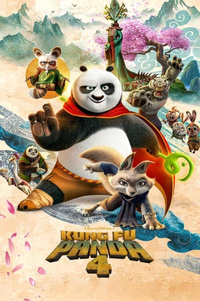 Caratula, cartel, poster o portada de Kung Fu Panda 4