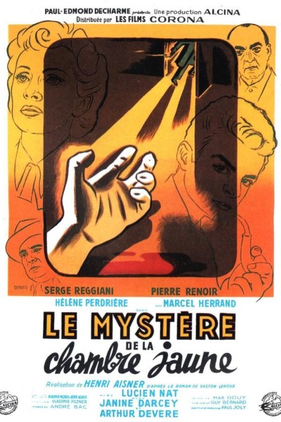 Caratula, cartel, poster o portada de Le mystère de la chambre jaune