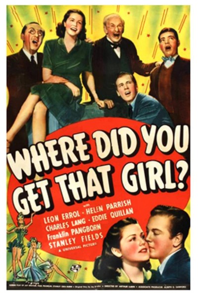 Caratula, cartel, poster o portada de Where Did You Get That Girl?