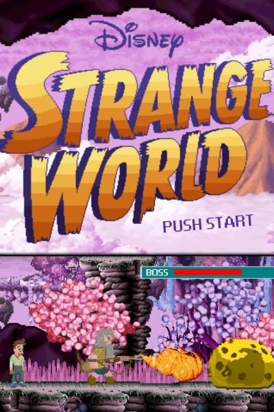 Cubierta de 8-bit: Strange World