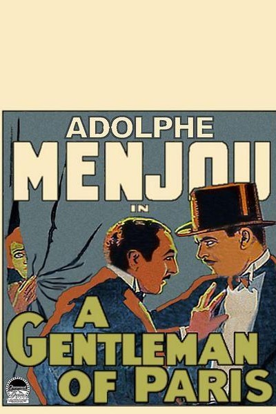 Caratula, cartel, poster o portada de Un caballero de París
