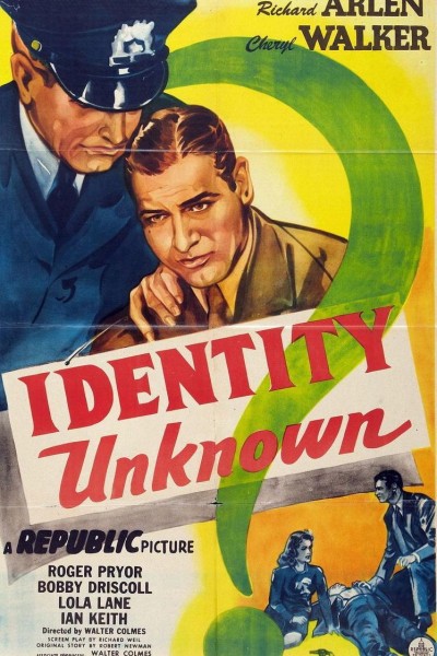 Caratula, cartel, poster o portada de Identity Unknown