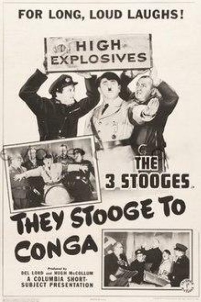 Caratula, cartel, poster o portada de They Stooge to Conga