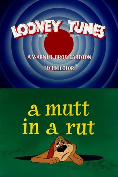Caratula, cartel, poster o portada de A Mutt in a Rut