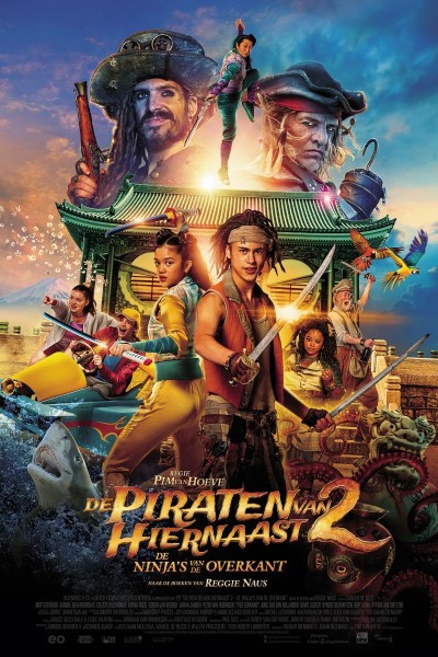 Caratula, cartel, poster o portada de De piraten van hiernaast: De ninja\'s van de overkant
