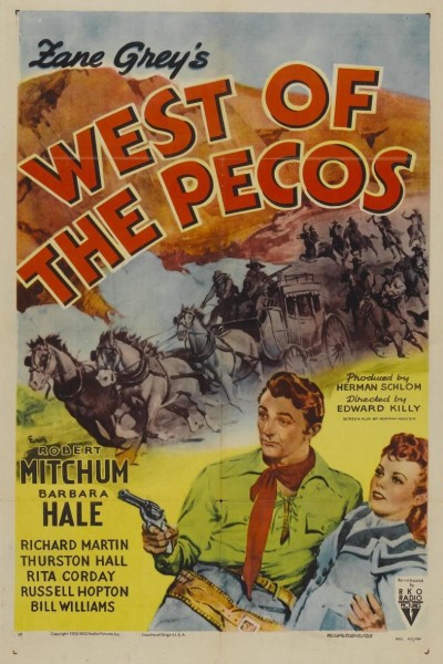 Caratula, cartel, poster o portada de West of the Pecos