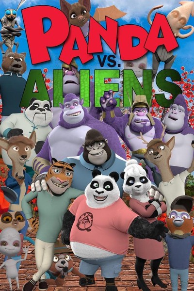 Caratula, cartel, poster o portada de Panda contra Aliens