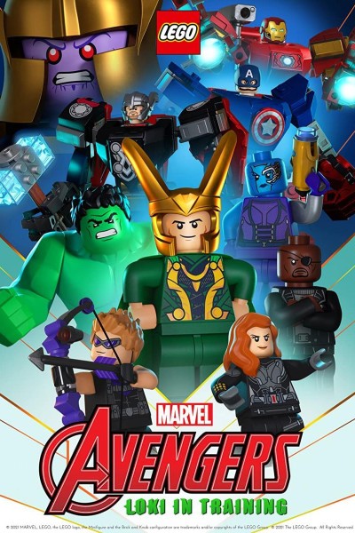 Cubierta de LEGO Marvel Vengadores: Loki en entrenamiento