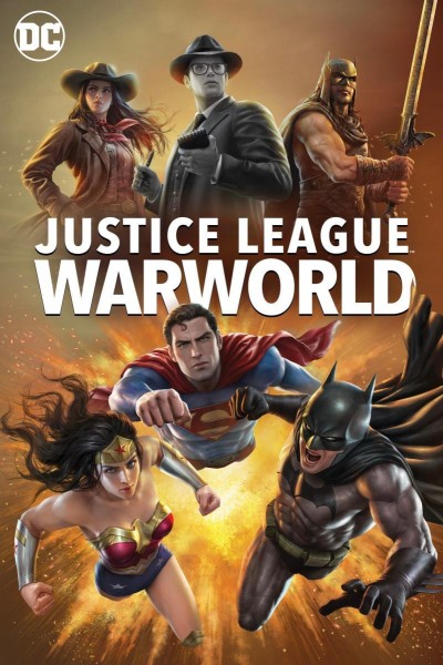 Caratula, cartel, poster o portada de Liga de la Justicia: Mundo bélico