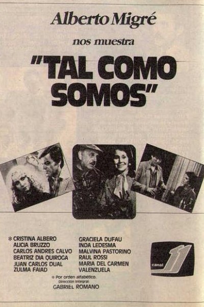 Caratula, cartel, poster o portada de Tal como somos