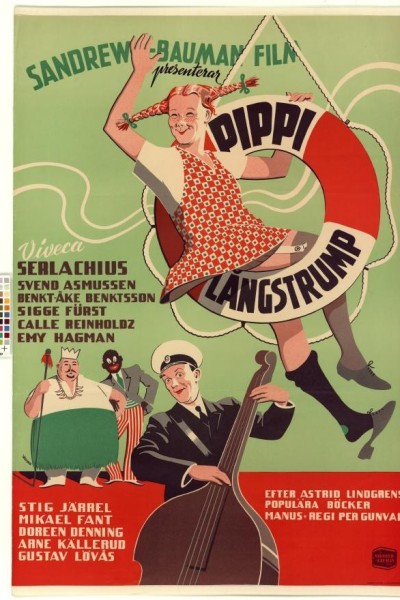 Caratula, cartel, poster o portada de Pippi Långstrump