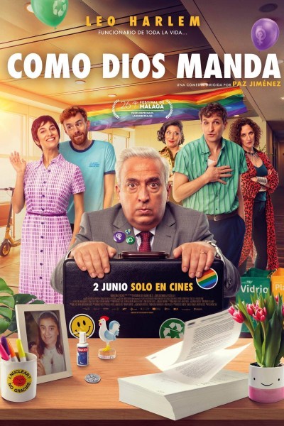 Caratula, cartel, poster o portada de Como Dios manda