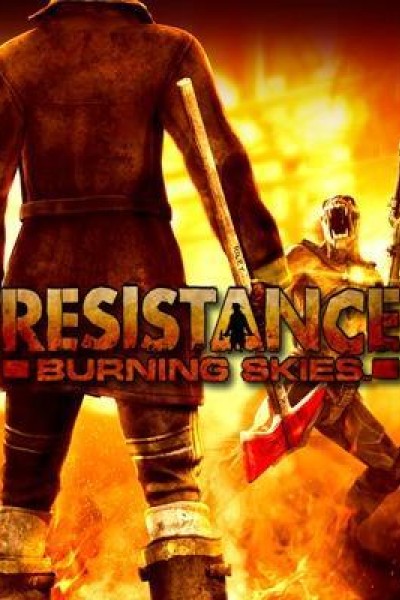 Cubierta de Resistance: Burning Skies