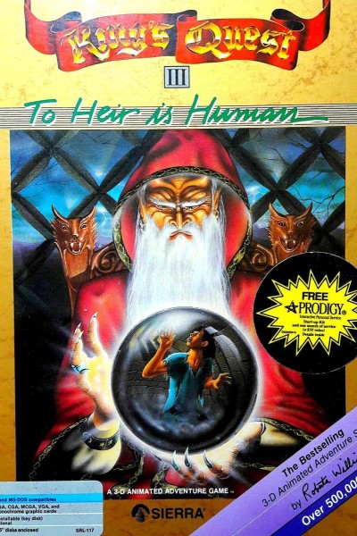 Cubierta de King\'s Quest III: To Heir Is Human