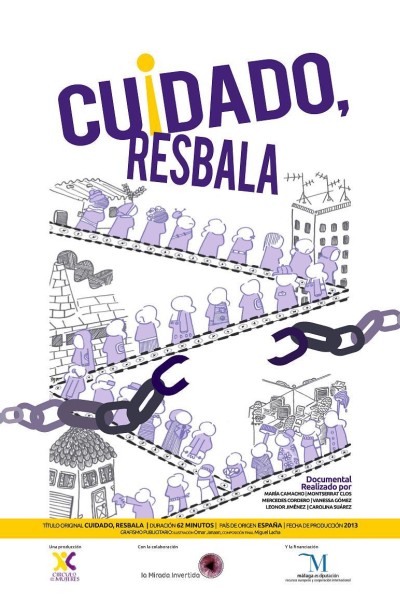 Cubierta de Cuidado, resbala