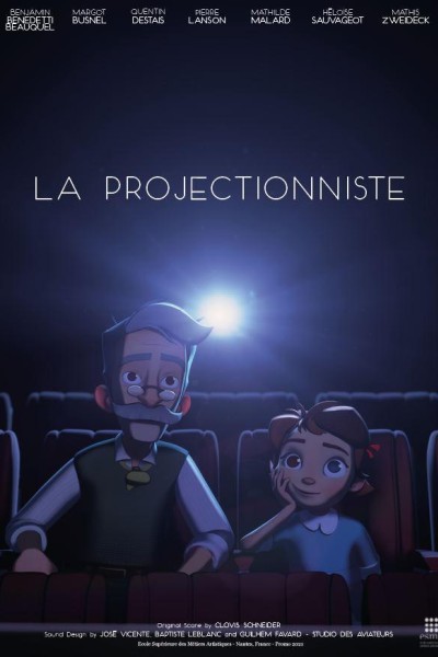 Caratula, cartel, poster o portada de La projectionniste