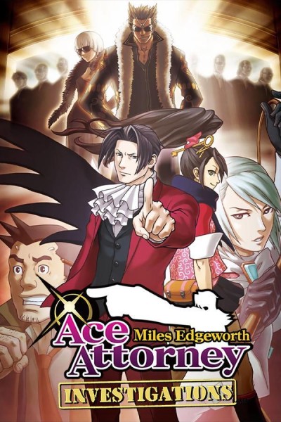 Cubierta de Ace Attorney Investigations: Miles Edgeworth