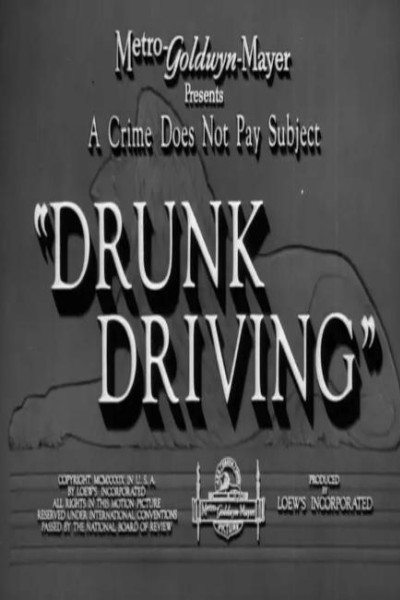Cubierta de Drunk Driving