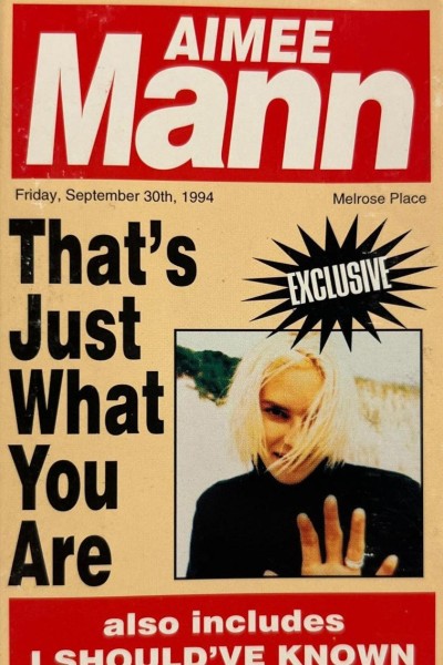 Cubierta de Aimee Mann: That's Just What You Are (Vídeo musical)