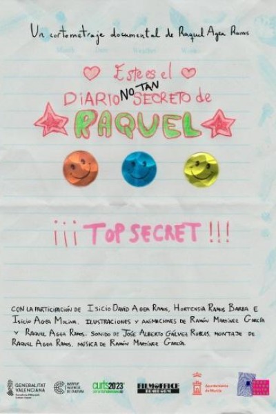 Caratula, cartel, poster o portada de Este es el diario no tan secreto de Raquel