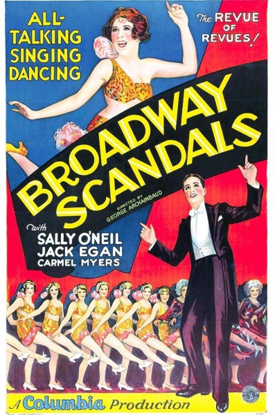 Caratula, cartel, poster o portada de Broadway Scandals