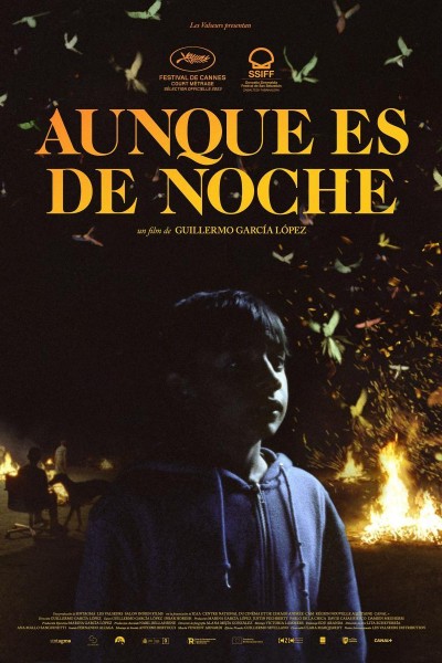 Caratula, cartel, poster o portada de Aunque es de noche