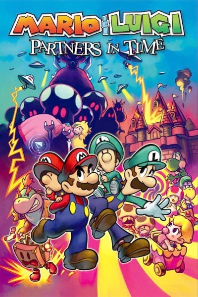 Cubierta de Mario & Luigi: Compañeros en el tiempo