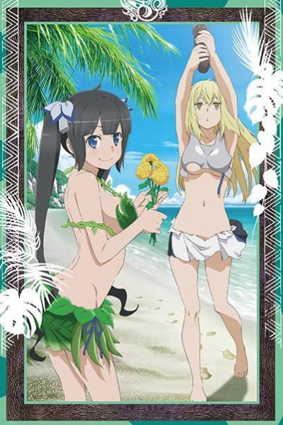 Caratula, cartel, poster o portada de DanMachi: Is It Wrong to Go Searching for Herbs on a Deserted Island?