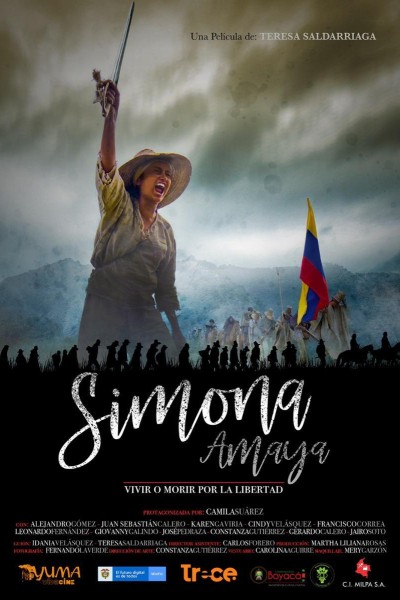 Caratula, cartel, poster o portada de Simona Amaya, vivir o morir por la libertad