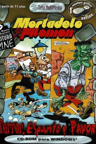 Cubierta de Mortadelo y Filemón: Terror, espanto y pavor