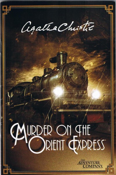 Cubierta de Agatha Christie: Asesinato en el Orient Express