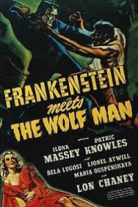 Caratula, cartel, poster o portada de Frankenstein y el Hombre Lobo