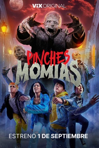 Caratula, cartel, poster o portada de Pinches momias