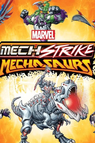 Cubierta de Marvel\'s Avengers Mech Strike: Mechasaurs