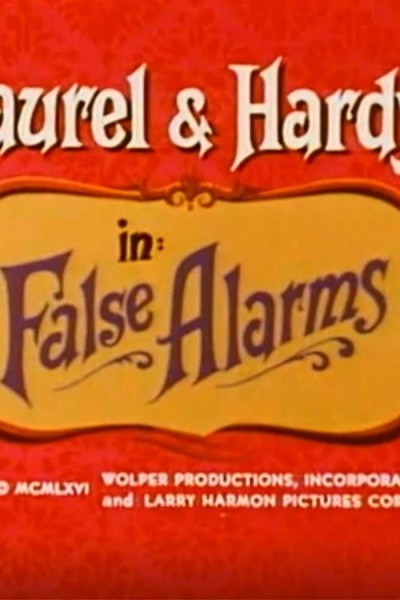 Cubierta de Laurel y Hardy: False Alarms