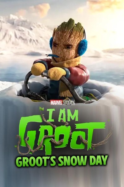 Cubierta de Yo soy Groot: Groot en la nieve