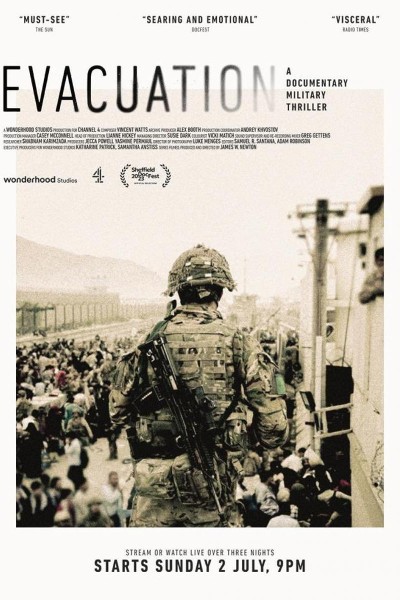 Caratula, cartel, poster o portada de La evacuación de Afganistán