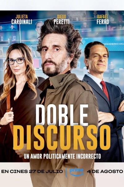 Caratula, cartel, poster o portada de Doble discurso