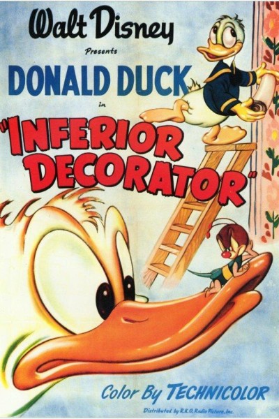 Caratula, cartel, poster o portada de Pato Donald: Decorador de interiores